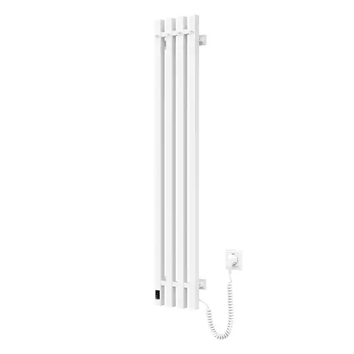 Електрична рушникосушка Navin Levante 210x1200 Sensor права, білий оксамит 12-212033-4860, Білий матовий, Праве, Електронний - фото 3