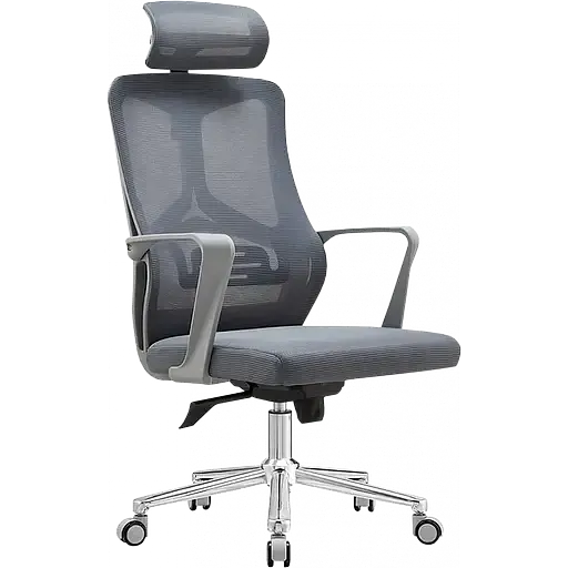 Офисное кресло GT Racer B-202A Gray (B-202A Gray) - фото 1