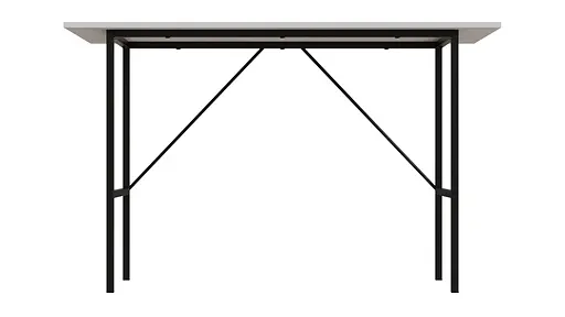 Стіл письмовий Line Тайм Ferrum-decor 750x1200x600 Чорний метал ДСП Біле 16 мм (FRD-104885) - фото 3