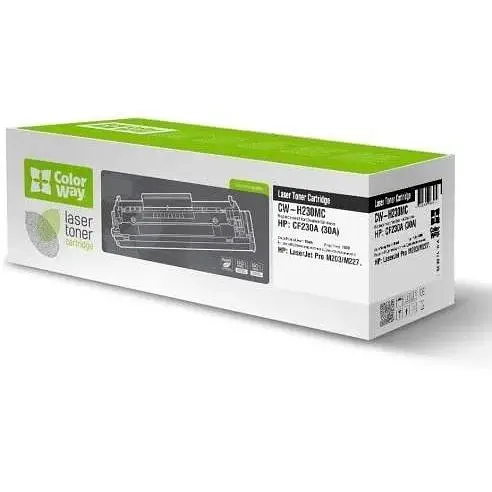 Картридж ColorWay HP 30A CF230A Black teh0024418 - фото 1