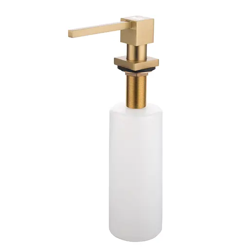 Дозатор для кухонної мийки золотий врізний Nett DTG-300 - фото 1