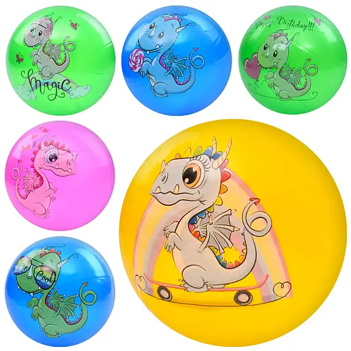 М’яч дитячий, 57-63 г, 9 дюймів, ПВХ (В асортименті) MS3996-1 - фото 2