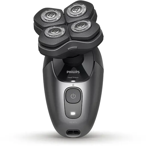 Бритва електрична для голови  Philips Pro Series 7000 роторна чорна (HS7980/15) - фото 3