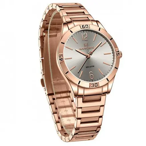 Жіночий наручний годинник Naviforce Malibu (Золотистий) - фото 7