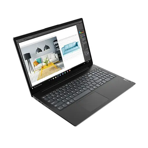 Ноутбук Lenovo 15", Celeron, Celeron N4500, 8GB, DDR4, 256GB, LED, afisaj, 1920x1080, Fara OS, Fara DVD!, AUDIO, UHD, WLAN - фото 3