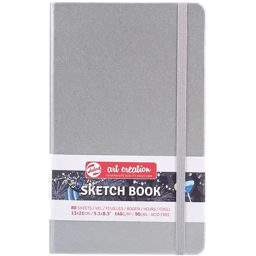 Блокнот для графіки Royal Talens Art Creation А5 (13х21см) 140г/м2 80л Shiny Silver - фото 1