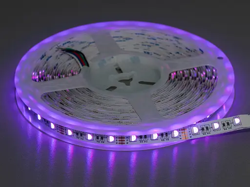 Світлодіодна стрічка 12В, 60діодів на метр, 10мм, RGB - фото 4
