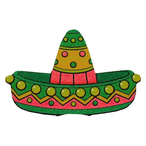 Значок Мексиканское сомбреро - фото 1