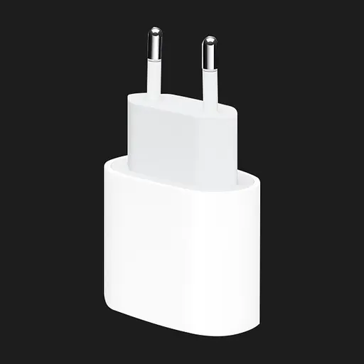 Мережевий зарядний пристрій для Apple iPhone 12 20 W USB-C білий без логотипа - фото 3