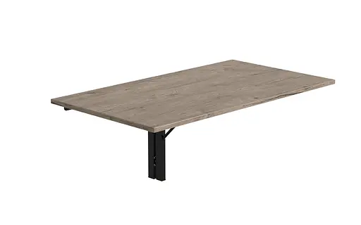 Обідній стіл-трансформер Ніка стіновий Ferrum-decor 420x900x500 Чорний метал ДСП Дуб Сан-Марино 16 мм (FRD-105165) - фото 8