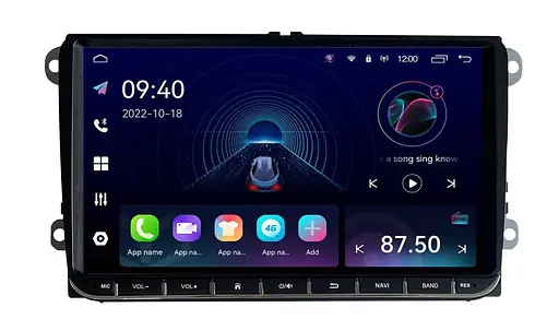 Універсальний головний пристрій EasyGo G10-G 4/64 VW Volkswagen Universal