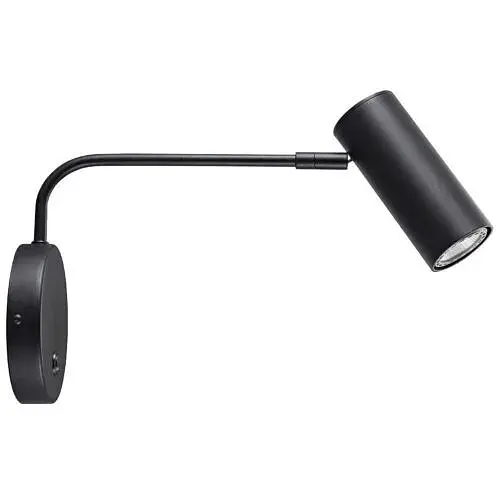 Бра Zuma Line Tubo GU10 1x50W IP20 Bk - фото 1