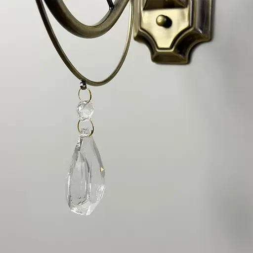 Бра-свічка Line F у бронзовому корпусі 26х11 см  Арт. 6113/1 A  - фото 4