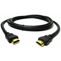 Шнур Hdmi плоский металл gold 7 3 мм 3 м