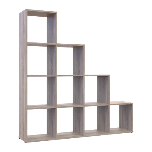 Стеллаж Doros Степь 4х4 Дуб сонома открытый 136.2х28.8х140.7 (41516165) - фото 6