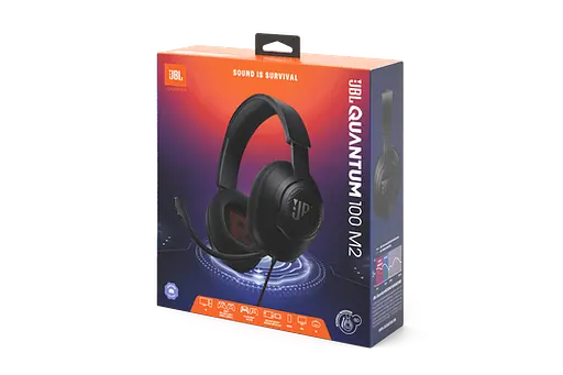 Наушники JBL игровые QUANTUM 100M2 ( QTUM100M2BLK) гарнитура для геймеров черная - фото 6