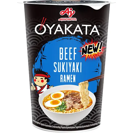 Суп быстрого приготовления Oyakata Ramen Beef Sukiyaki 63.5 г