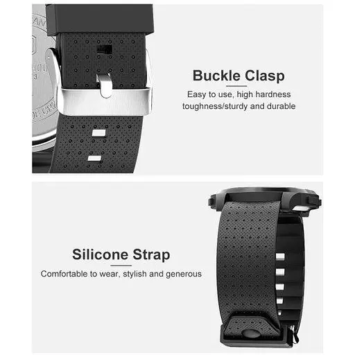 Годинник чоловічий наручний GoldenHour Water (Чорний) - фото 9