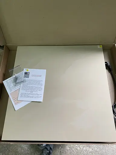 Керамический обогреватель Emby CH-400 с кнопкой на 8 кв.м Бежевый - фото 3