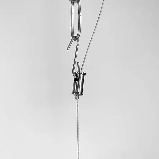 Люстра HOLLY на 12 бело-черных плафонов в хромовом корпусе Ст. S 016/12 CH+BK+WT | Line F - фото 4