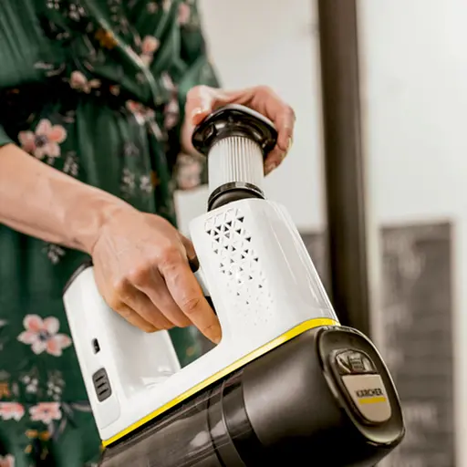 Пылесос беспроводной Karcher VC 6 CORDLESS OURFAMILY автон. работа до 50 мин НЕРА 12 белый - фото 7