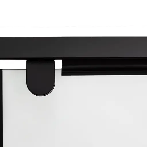 Душова кабіна Qtap Scorpio BLA10115-AC6 100x100 см, скло Clear 6 мм, покриття CalcLess без піддона, Чорний, Універсальна, прозорий - фото 3