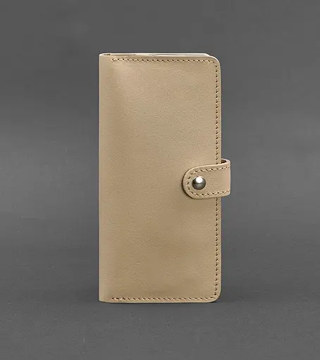 Шкіряне жіноче портмоне 7.0 Світло-бежевий - фото 1