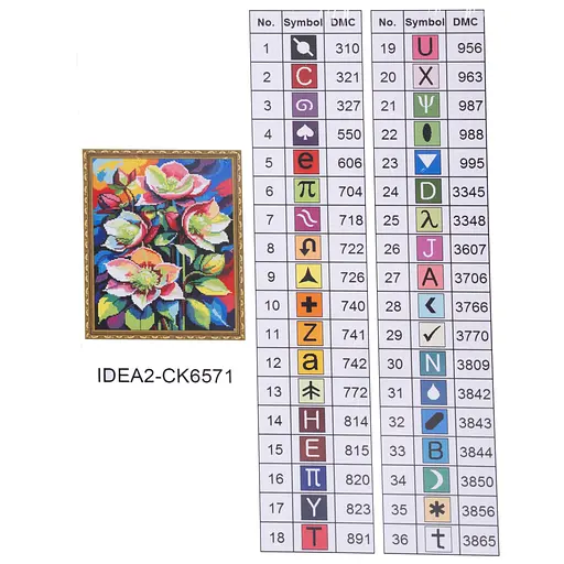 Набір з алмазною мозаїкою "Квіти дзвіночки" 40*50 см, IDEA2-CK6571, ТМ "99IDEAS" - фото 8