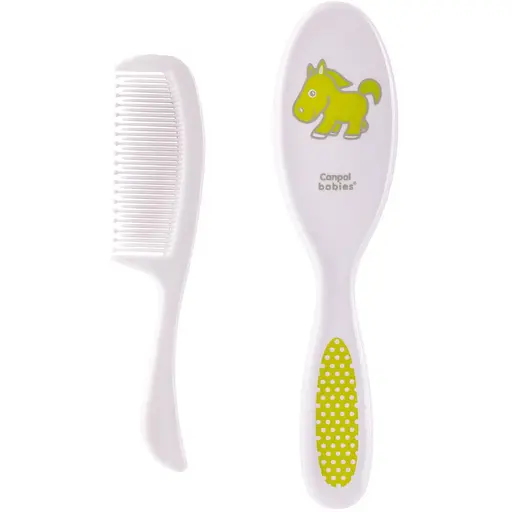Набір для малюків Canpol babies щiтка для волосся м'яка та гребiнець в асортименті (2/417)