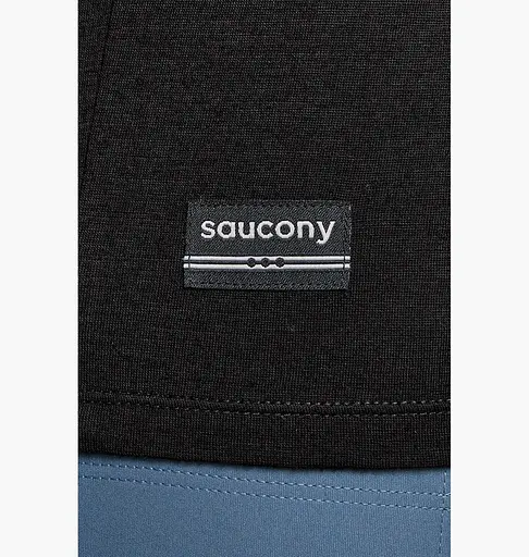 Кофта Saucony Peregrine Merino Long Sleeve Black L (1097-SAM800362-BK L) - фото 4