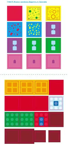 Мозаїка з наліпок. Квадратики. Для дітей від 3 років - фото 2