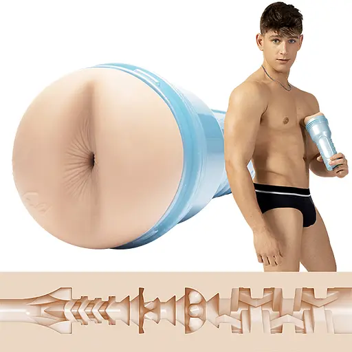 Реалистичный мастурбатор Fleshjack Boys Reno Gold Golden Boy телесный - фото 3