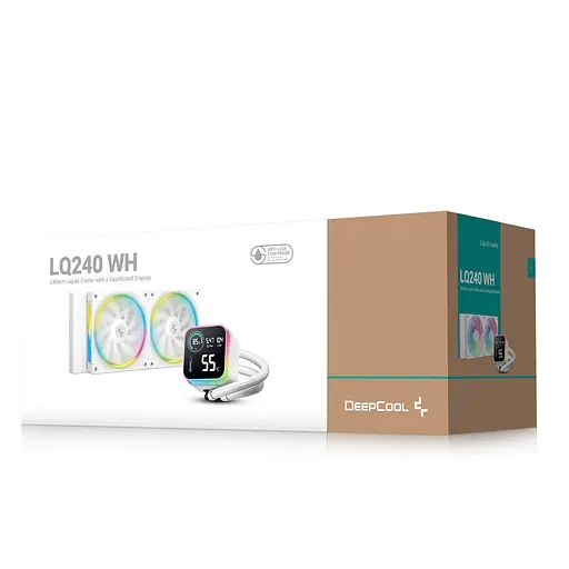 СВО DeepCool LQ240 White (R-LQ240-WHDSMC-G-1) - фото 2