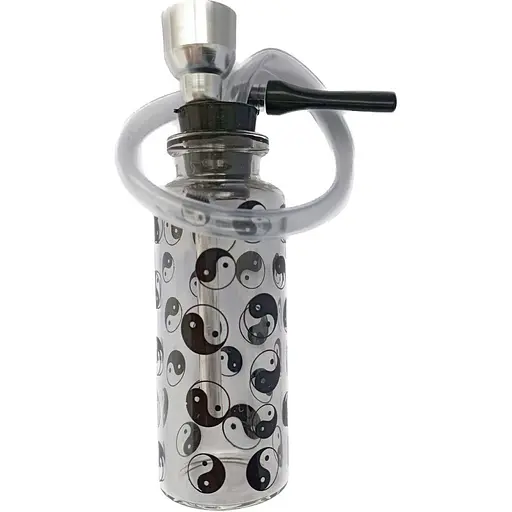 Трубка курильна Changfeng скляна №HL-232 Інь Black (10899)