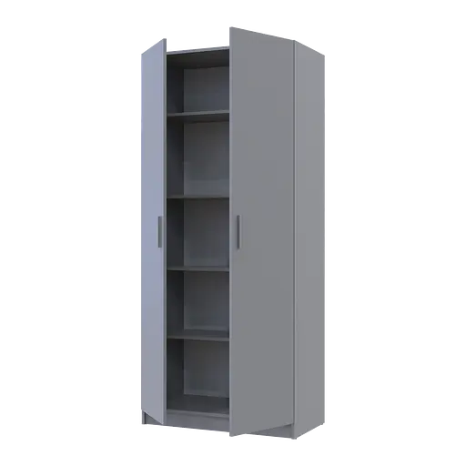 Полка для одежды Doros Promo Серый 3шт. 86.7х35х1.6 (80737769) - фото 4