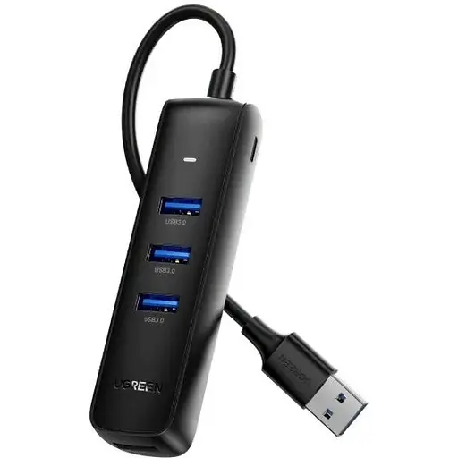 Хаб-концентратор - разветвитель Ugreen CM416 4-Port Hub на 4 порта Usb 3.0, 1 метр (80657) - фото 1
