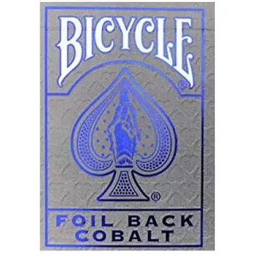 Карти гральні United States Playing Card Company Bicycle Foil Back Cobalt (blue) (02441)