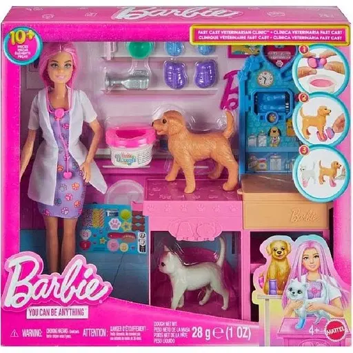 Набір Barbie Ветеринарна клініка для улюбленців (JFX93)
