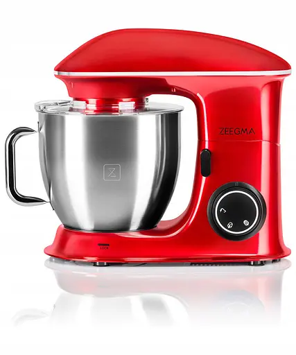 Тестомес миксер планетарный Zeegma PLANEET CHEF RED 2200 Вт - фото 3