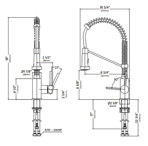 Смеситель для кухни Kraus Bolden KPF-1610SFACB Бронза - фото 4