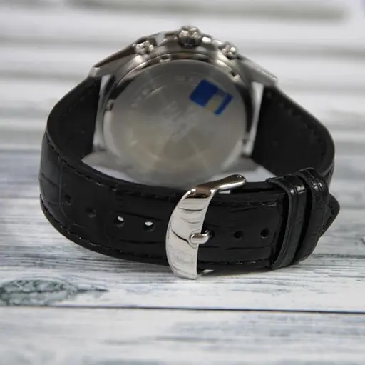 Годинники Casio Edifice EFR-526L-2CVUEF для чоловіків на шкіряному ремінці - фото 2