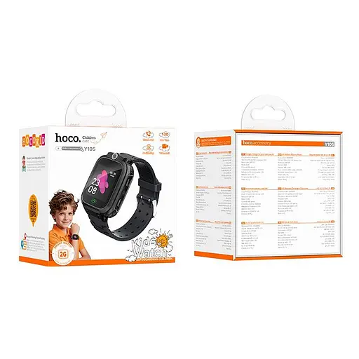 Детские смарт-часы Hoco children phone watch Y105 1.44" LCD, 2G Call - фото 3