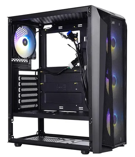 Корпус QUBE BOREY V2.0 ARGB Black (BOREY_F5NU3_V2.0) - фото 12