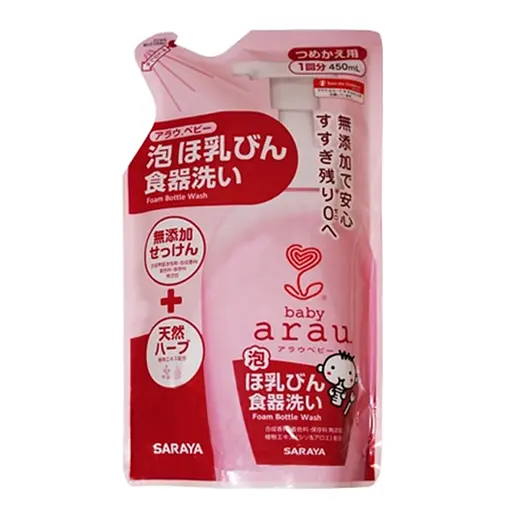 Жидкость для мытья детской посуды Bottle Wash Arau Baby 450 мл наполнитель - фото 1