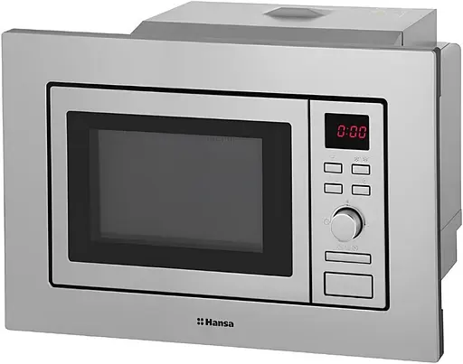 Встраиваемая микроволновая печь Hansa 20л гриль нержавеющая сталь