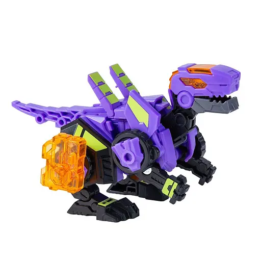 Динозавр-трансформер Раптор-Бот Dinoster EU580840-2 бокс для зберігання, фіолетовий - фото 1