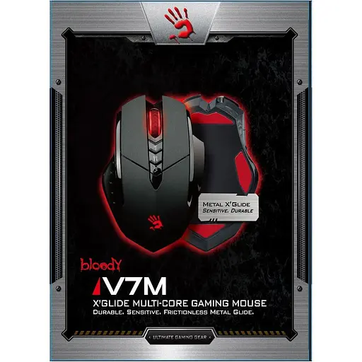 Мышь Bloody A4Tech V7M USB Black (V7M (Black)) - фото 4