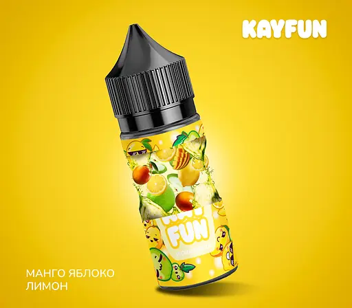Набір компонентів для самозамісу сольової заправки Flavorlab Kayfun Манго Яблуко Лимон 30 мл, 0-50 мг (18729) - фото 2