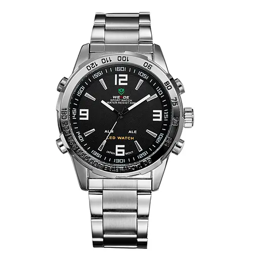 Наручний годинник чоловічий Weide Standart Silver Сріблястий (991) - фото 5