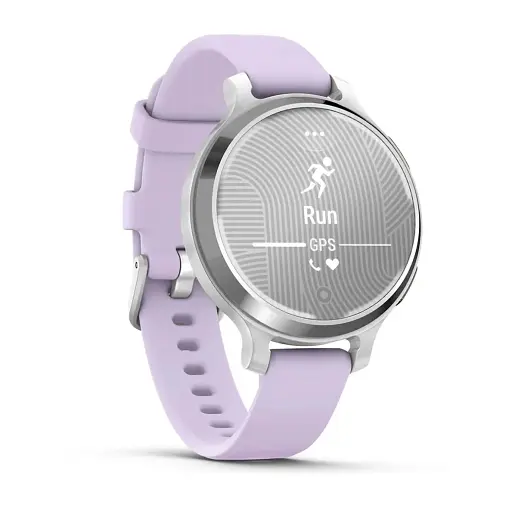 Смарт-годинник Garmin Lily 2 Active, Silver/Jasmine Purple, Silicone, (010-02891-01) - фото 3